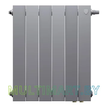 Биметаллический радиатор Royal Thermo PianoForte 500 Silver Satin VDR80 (6 секций) картинка 2